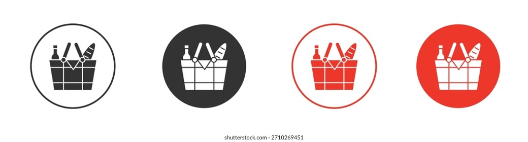 Icono de picnic. diseño de Vector de Web