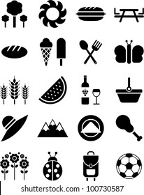 Picnic icons