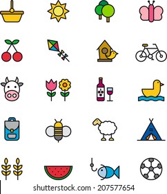 Picnic icons