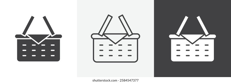 Picnic icons graphics pack vectors.