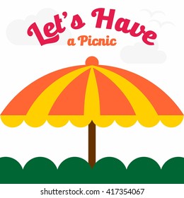Picnic Illustration Template