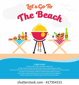 Picnic Illustration Template