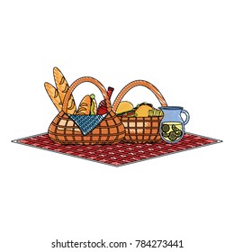 picnic image vector illustration