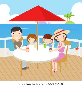 picnic and leisures in family