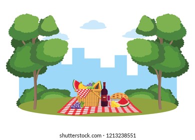 Picnic on park