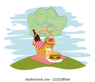 Picnic on park