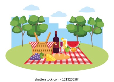 Picnic on park