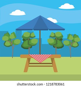 Picnic on park