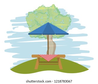 Picnic on park