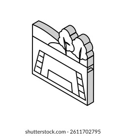 picnic park isometric icon vector. picnic park sign. isolated symbol illustration