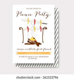 Picnic Party Invitation