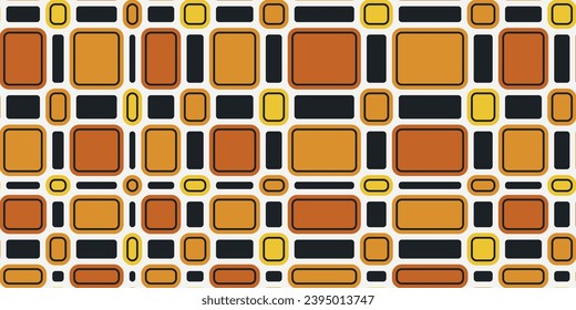 Picnic pattern from round outlines. For seamless surfaces, decoration, vector design, stylish interior, print, textiles, notebooks.
