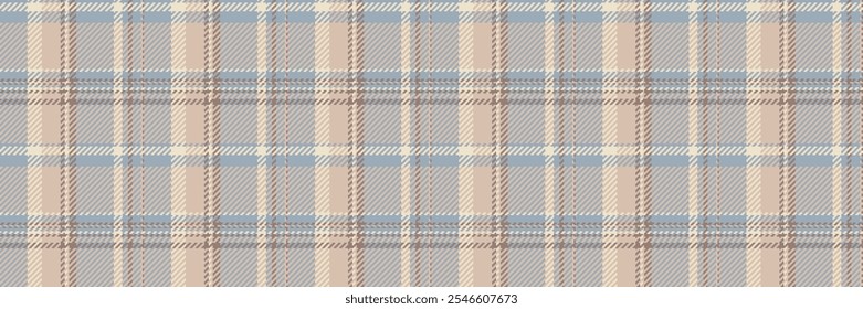 Picnic plaid pattern fabric, line tartan seamless background. Setting texture check textile vector in light and pastel color.