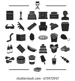 picnic, rarity, dessert and other web icon in black style.treat, rest, barbecue, icons in set collection.