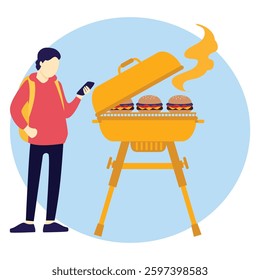 Picnic snacks Vector illustration Vector Illustration Which can easily modify or edit

