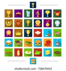 Picnic, sport, diet and other web icon in cartoon style. Barbecue, rest, treats, icons in set collection.