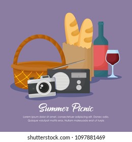 picnic summer design