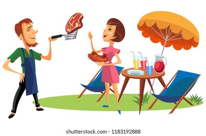Picnic summer holiday and vacation