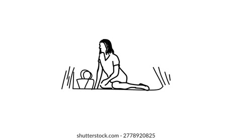 picnic symbol, black isolated vector silhouette