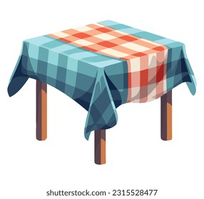 picnic table design over white