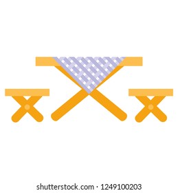 picnic table icon