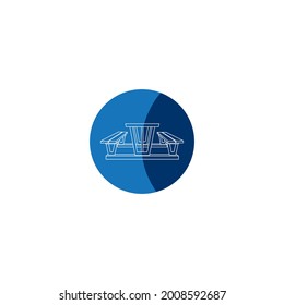 Picnic table icon vector illustration design,symbol and background