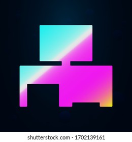 Picnic table nolan icon. Simple thin line, outline vector of furniture icons for ui and ux, website or mobile application