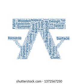 picnic table word cloud. tag cloud about picnic table