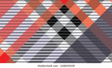Picnic tablecloth gingham background and tartan patterns.Vector illustration.EPS-10.