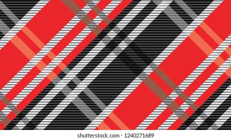 Picnic tablecloth gingham and tartan patterns.Vector illustration.EPS-10.