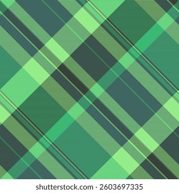 Picnic textile vector check, infant tartan seamless fabric. Color texture background plaid pattern in teal and green colors palette.