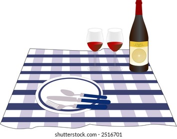 picnic vector