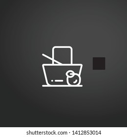 Picnic vector icon. Picnic concept stroke symbol design. Thin graphic elements vector illustration, outline pattern for your web site design, logo, UI. EPS 10.