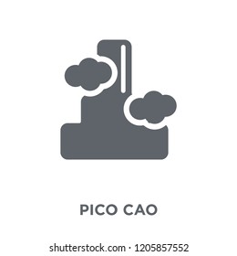 Pico cao icon. Pico cao design concept from Africa Symbols collection. Simple element vector illustration on white background.