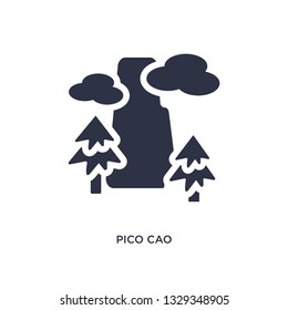 pico cao icon. Simple element illustration from culture concept. pico cao editable symbol design on white background. Can be use for web and mobile.