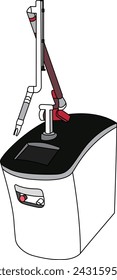 Pico Leaser machine,  Picocare for the skin and beauty care- flat machine 
