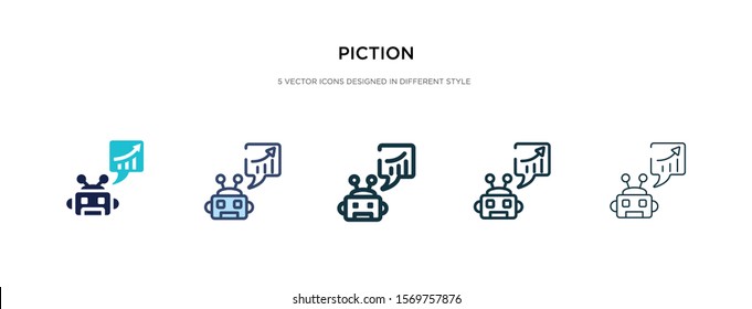 piction icon in different style vector illustration. two colored and black piction vector icons designed in filled, outline, line and stroke style can be used for web, mobile, ui