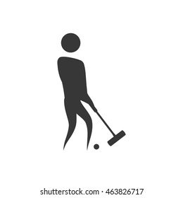 pictogram action move sport fitness icon. Isolated and flat illustration. Vector graphic