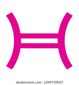 pictogram astrology zodiac sign decorative for simple logo ornament