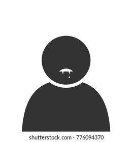 pictogram avatar user vampire