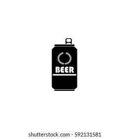 Pictogram beer can icon.