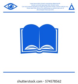 Pictogram book icon.