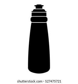 pictogram bottle water hydration fitness gym