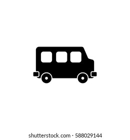 Pictogram bus icon.