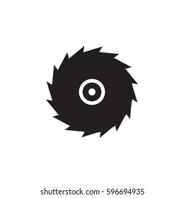 Pictogram circular saw blade icon..