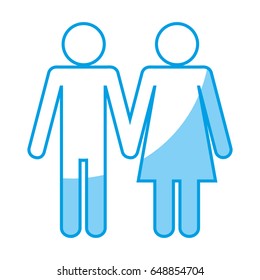 pictogram couple icon