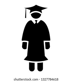 Pictogram design, graduate vector element.