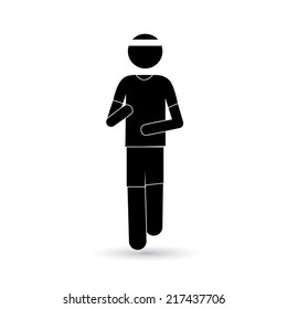 Pictogram design over white background, vector illustration