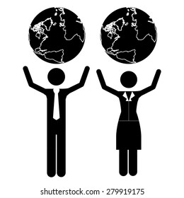 Pictogram design over white background, vector illustration