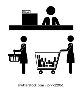 Pictogram design over white background, vector illustration